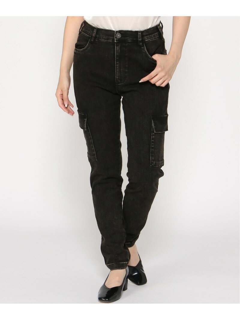 【SALE／50%OFF】Desigual DANUBIO ロングパンツ デシグアル パンツ ジーンズ・デニムパンツ ブラック【RBA_E】【送料無料】