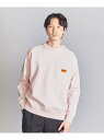 【SALE／50 OFF】BEAUTY YOUTH UNITED ARROWS ＜UNIVERSAL OVERALL＞ 1POCKET SWEAT/スウェット ユナイテッドアローズ アウトレット トップス スウェット トレーナー ピンク グレー【RBA_E】【送料無料】