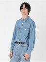 【SALE／15%OFF】Levi's リラックスフィット ウエスタンシャツ ライトインディゴ KIBLER INDIGO リーバイス トップス スウェット・トレーナー ブルー【RBA_E】【送料無料】