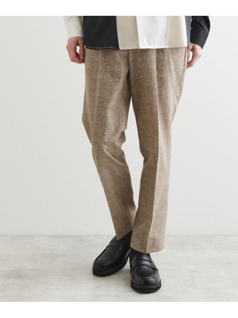 【SALE／50%OFF】tk.TAKEO KIKUCHI 【洗える/通気性】COOL DOTS(R)テーパードスラックス(セットアップ対応) ティーケータケオキクチ パンツ その他のパンツ ブルー ベージュ グレー【RBA_E】【送料無料】