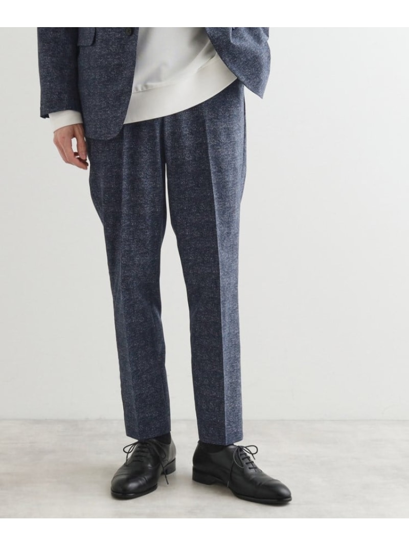【SALE／50%OFF】tk.TAKEO KIKUCHI 【洗える/通気性】COOL DOTS(R)テーパードスラックス(セットアップ対応) ティーケータケオキクチ パンツ その他のパンツ ブルー ベージュ グレー【RBA_E】【送料無料】