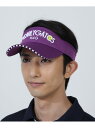 PEARLY GATES ハニカムメッシュBASICロゴUVバイザー (UNISEX) パーリーゲイツ 帽子 その他の帽子 ワインレッド ホワイト ブルー ネイビー【送料無料】