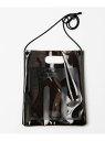 WEGO MEN'S 7INCH PVC 2WAY BAG ウィゴー ファッション雑貨 その他のファッション雑貨 ブラック【送料無料】