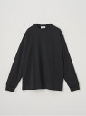 JOHN SMEDLEY コットンクルーネックミニ裏毛長袖カットソー|UTS954 ジョンスメドレー トップス カットソー・Tシャツ ブラック【送料無料】