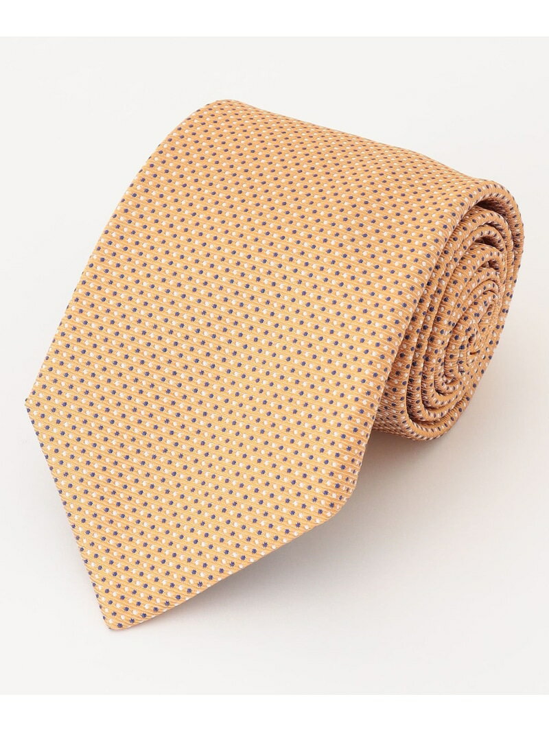 J.PRESS 【GEOMETRIC JACQUARD COLLECTION】ジオメトリックジャガード ネクタイ ジェイプレス スーツ・フォーマル ネクタイ・蝶ネクタイ オレンジ ブルー【送料無料】