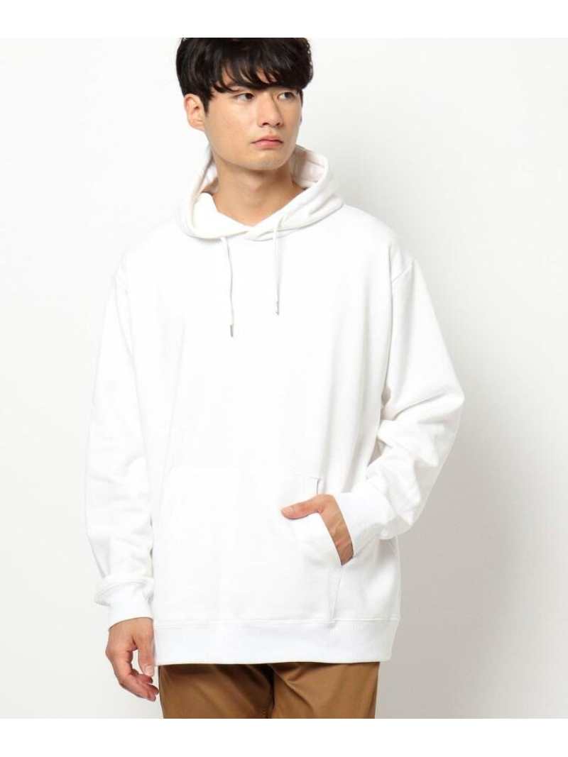 THE SHOP TK 【WEB限定】bouo 汚さない白パーカ/ゆるシルエット/XS~XXXL 7サイズ展開/ユニセックスでオススメ!! ザ ショップ ティーケー カットソー パーカー ホワイト【送料無料】