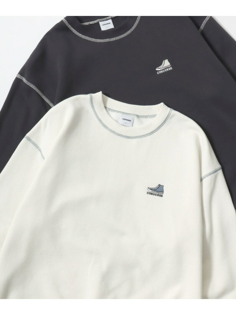 【SALE/10%OFF】CONVERSE CONVERSE コンバース 別注 スウェット トレーナー オーバーサイズ 裏起毛 レディース メンズ ラザル トッ...