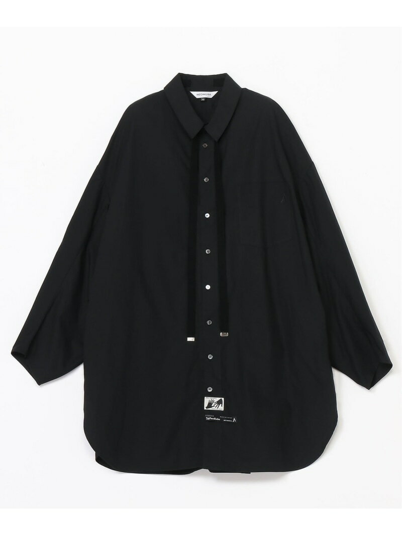 MEGMIURA WARDROBE MEGMIURA WARDROBE/(U)Swing Sleeve Shirts メグミウラ トップス シャツ・ブラウス ブラック ブルー ホワイト【送料無料】