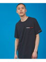 【SALE/50%OFF】TOMMY HILFIGER (M)TOMMY HILFIGER(トミーヒルフィガー) JS M SIGNATURE SS POCKET TEE トミーヒルフィガー カットソー Tシャツ ブルー ホワイト グレー【RBA_E】