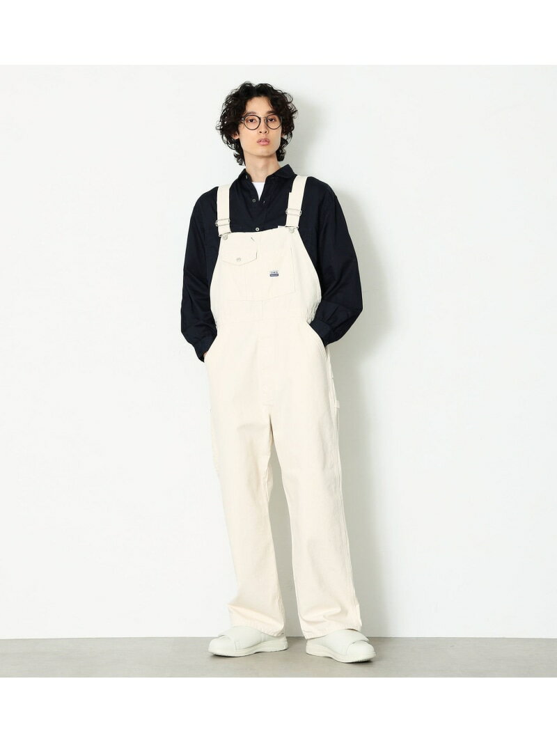 EDWIN EDWIN 【直営店限定】オーバーオール【ユニセックス】 エドウインオンラインモール オールインワン・オーバーオール オーバーオール・サロペット ブラック ホワイト【送料無料】