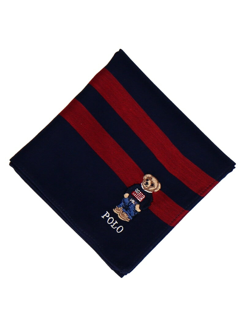 POLO RALPH LAUREN POLO RALPH LAUREN(ポロ ラルフ ローレン) メンズ 先染ハンカチ インターモードカワベ ファッション雑貨 ハンカチ・ハンドタオル ブルー ホワイト