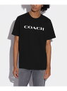 【SALE／70%OFF】COACH OUTLET エッセンシャル Tシャツ コーチ　アウトレット トップス カットソー・Tシャツ ブラック【RBA_E】【送料無料】