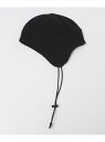 SHIPS MEN SHIPS: Polartec WINDPRO ELLIOT HAT シップス 帽子 ニット帽・ビーニー ブラック【送料無料】