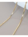 SENTI THICK VENETIAN CHAIN GD 太ヴェトナムチェーンネックレス(シルバー925*金メッキ) コンポジット アクセサリー・腕時計 ネッ...