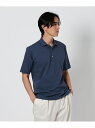 BEAUTY&YOUTH UNITED ARROWS クール ハイゲージ モクロディ ポロシャツ -接触冷感・抗菌・防臭機能付き- ビューティー&ユース ユナイテッドアローズ トップス カットソー・Tシャツ ネイビー ホワイト グレー【送料無料】