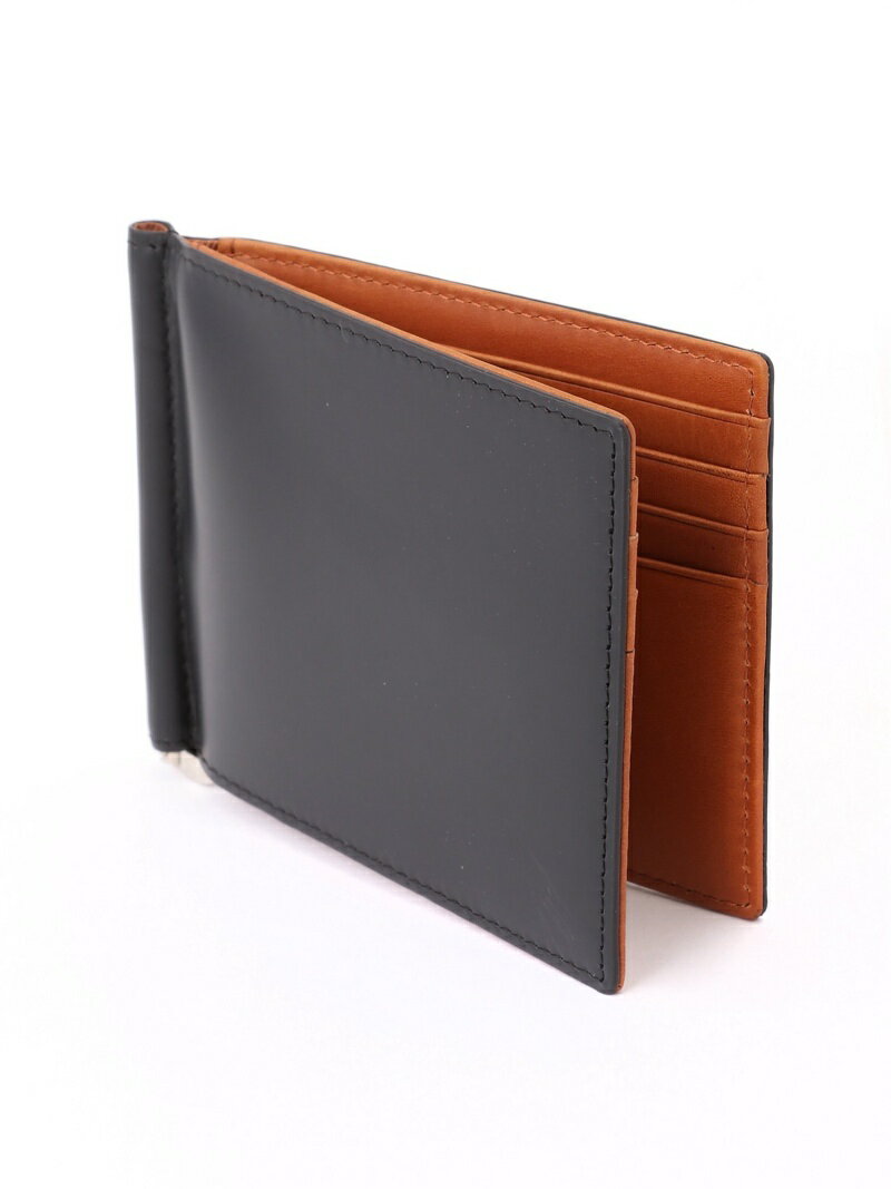 Otias (M)オティアス Otias /コードバン調牛革バイカラーマネークリップ札入れ アンビリオン 財布・ポーチ・ケース 財布 レッド グリーン カーキグリーン ブラウン【送料無料】