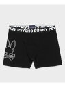 Psycho Bunny アウトラインサイドロゴ アンダーウェア サイコバニー ファッション雑貨 その他のファッション雑貨 ブラック【送料無料】(4)