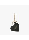 SMYTHSON Panama Heart Keyring スマイソン ファッション雑貨 チャーム・キーチェーン ブラック【送料無料】