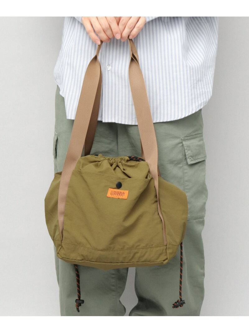 UNIVERSAL OVERALL ユニバーサルオーバーオール 巾着 トートバッグ 巾着バッグ 撥水 大容量 M エー.エ..