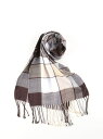 【SALE/50%OFF】TAKA-Q チェック マフラー タカキュー ファッション雑貨 マフラー・ストール・ネックウォーマー ベージュ【RBA_E】