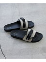 【SALE/43%OFF】coen 【C.Mt】SLIDE SANDAL コーエン シューズ・靴 サンダル ベージュ ブラック【RBA_E】