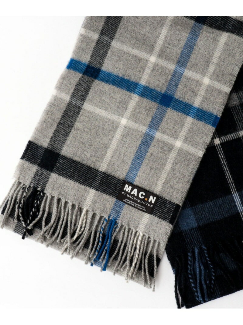NOLLEY'S goodman 【MAC.N/マックエヌ】Lambswool Inchfad Scarf 25 ノーリーズ ファッション雑貨 マフ..