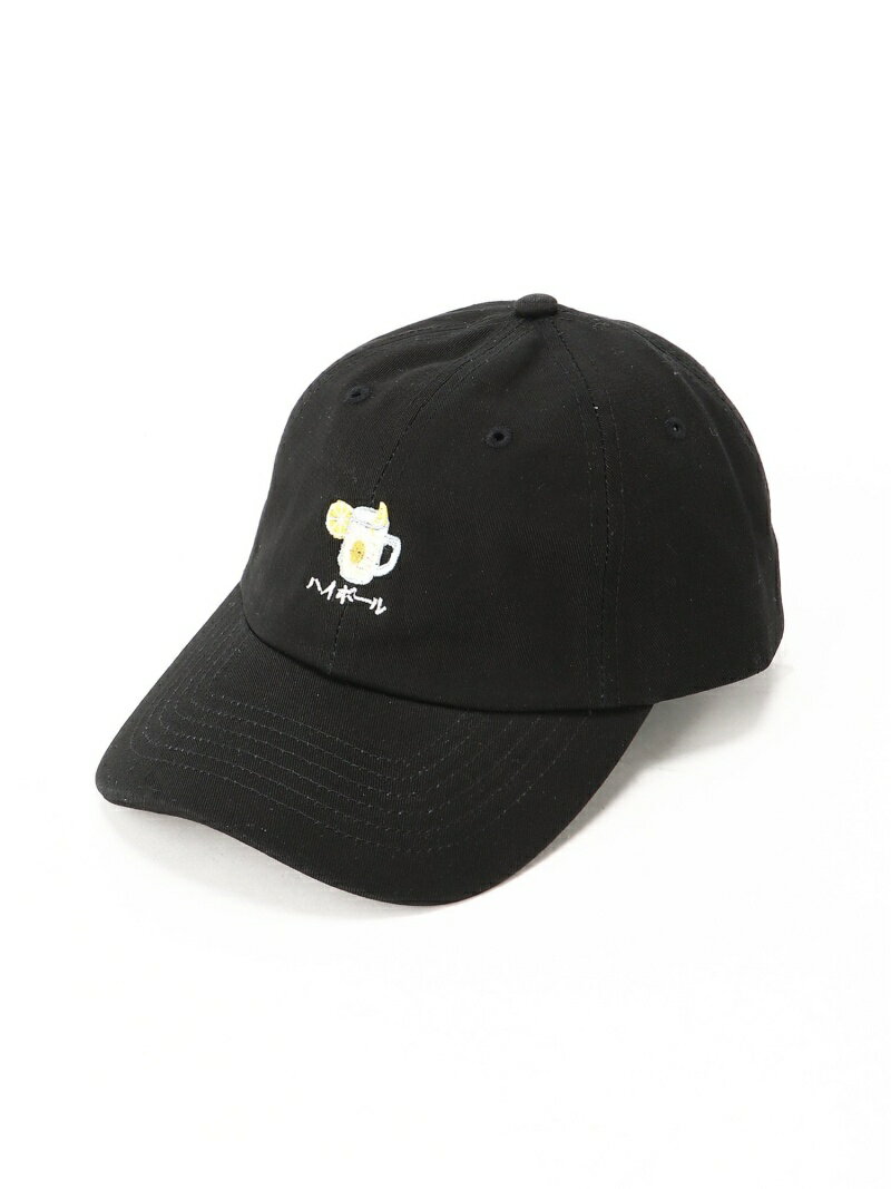 CASTANO CASTANO/(U)CA SOUVENIR CAP [ハイボール] カスターノ オーバーライド 帽子 キャップ ブラック ホワイト ベージュ