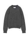Maison Margiela エルボーパッチウールセーター メゾンマルジェラ トップス ニット ホワイト グレー【送料無料】