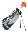 BEAMS GOLF 【ビームスの百名品】NSG-COTTON CANVAS スタンド キャディバッグ ビームス ゴルフ スポーツ・アウトドア用品 ゴルフグッズ ベージュ ブルー【送料無料】(4)