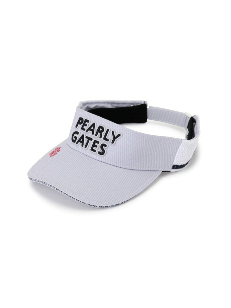 PEARLY GATES 組織柄リサイクルツイル*メッシュ <組織柄> (UNISEX) パーリーゲイツ 帽子 その他の帽子 グレー【送料無料】