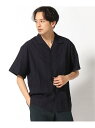 【SALE／30%OFF】GUESS (M)Embroidered S/S Shirt ゲス トップス シャツ・ブラウス ネイビー ホワイト【RBA_E】【送料無料】