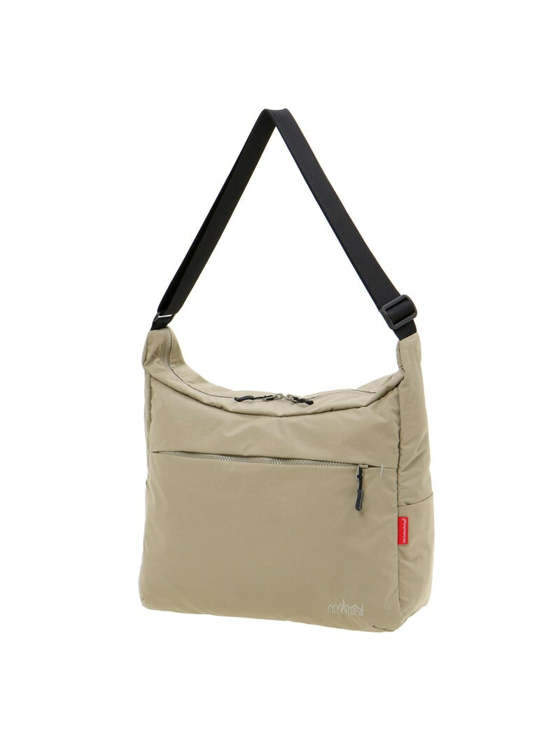Manhattan Portage 6041LGTS Bed-Stuy Shoulder Bag (LG) Nylon Tussah Quill マンハッタンポーテージ バッグ ショルダーバッグ ベージュ ブラック【送料無料】(4)