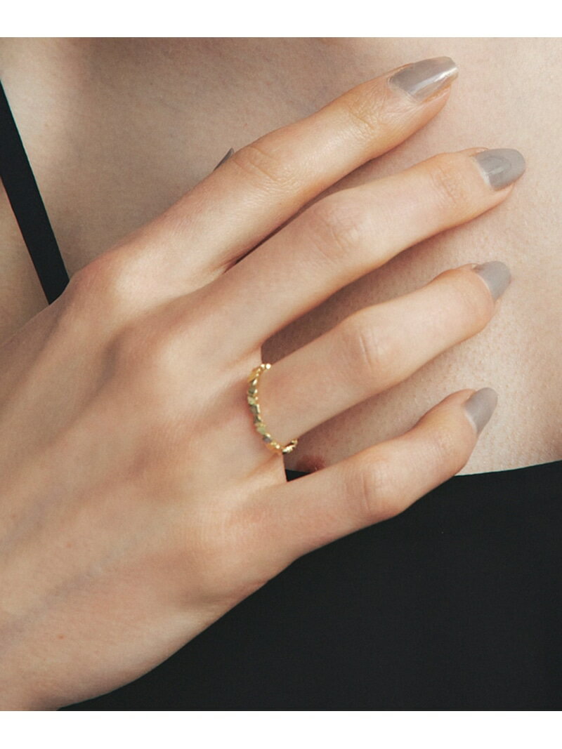 les bon bon les bon bon/coeur eternity ring BOB569 / BOB594 セットアップセブン アクセサリー・腕時計 リング・指輪 ゴールド ブラック【送料無料】