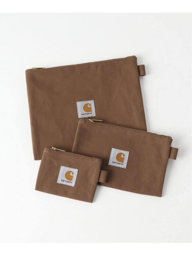 WISM CARHARTT WIP / カーハート ダブリューアイピー CANVAS POUCH SET ウィズム ファッション雑貨 その他のファッション雑貨 ブラウン【送料無料】