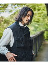 【SALE/60%OFF】NANO universe 「Octa(R) CPCP(R)」ウォータープルーフカーゴベスト ナノユニバース トップス ベスト・ジレ ブラック ベージュ【RBA_E】【送料無料】(4)