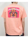 【SALE/20%OFF】CHUMS CHUMS/(M)かせきさいだぁ Hip TEE ステップス トップス カットソー・Tシャツ オレンジ グリーン ホワイト【RBA_E】【送料無料】