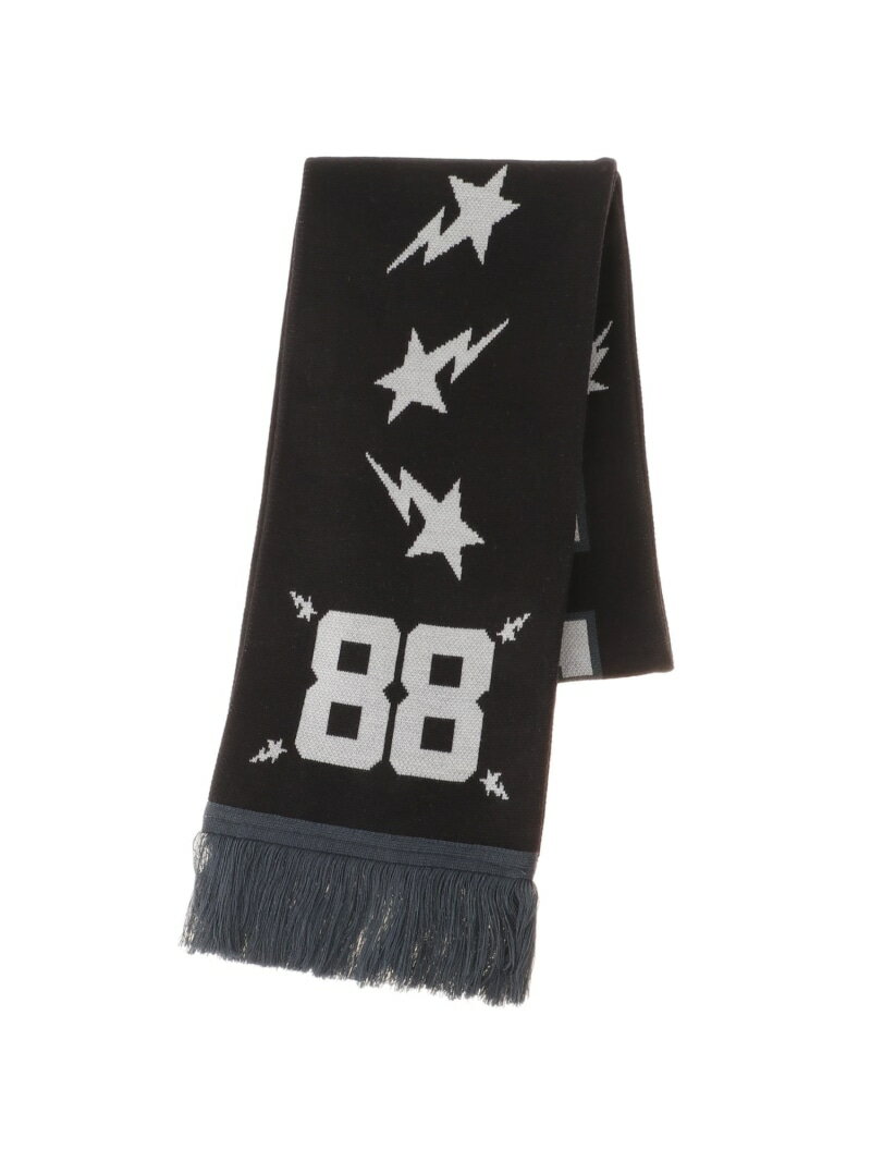 A BATHING APE BAPE LOGO JACQUARD SCARF ア ベイシング エイプ ファッション雑貨 スカーフ・バンダナ ..