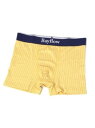 BAYFLOW (M)ロゴリブラインアンダー ベイフロー インナー・ルームウェア ボクサーパンツ・トランクス イエロー グレー