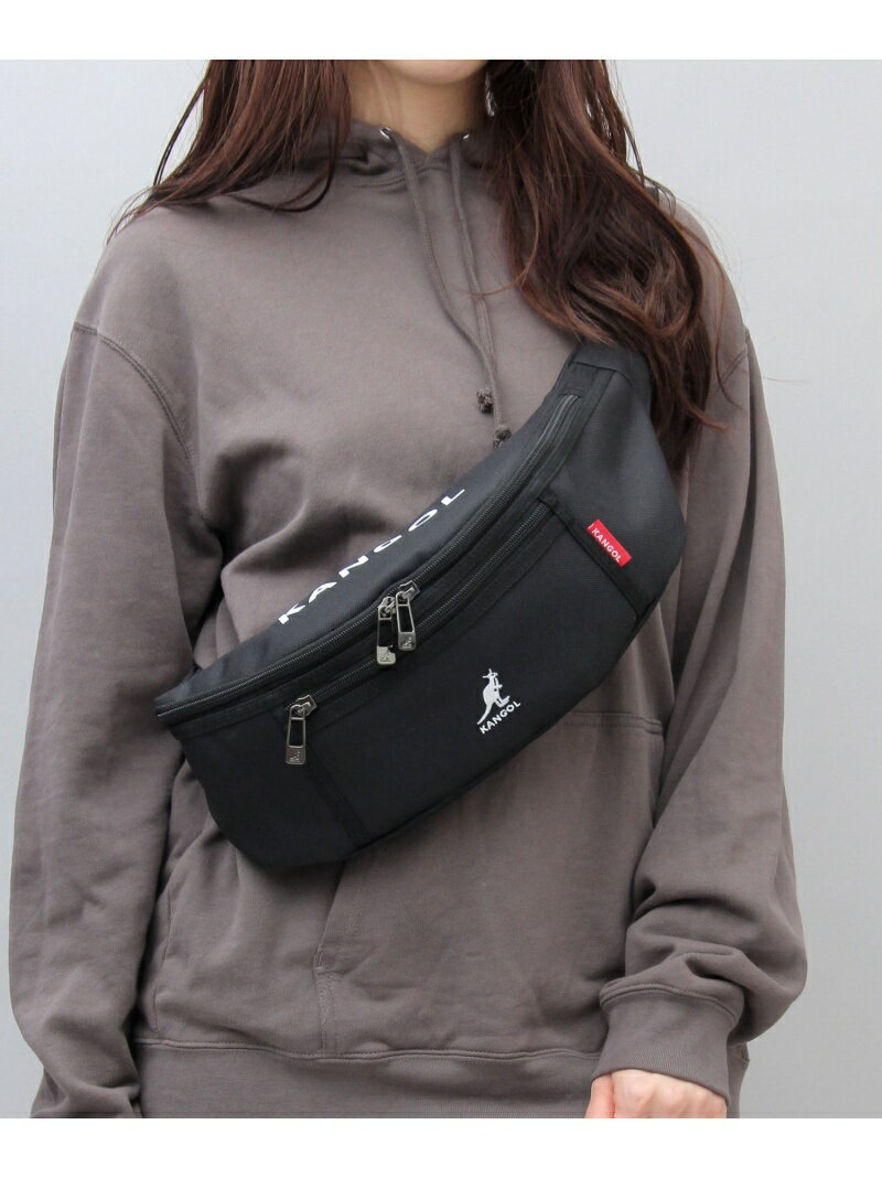 KANGOL KANGOL / カンゴール / ロゴプリント ウエストポーチ / ボディバッグ エー.エム.エス. バッグ ..