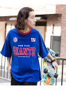 ウィゴー アウター メンズ WEGO MEN'S 別注 NFL ラインリブ刺繍T(S) ウィゴー トップス カットソー・Tシャツ ブルー グリーン ホワイト ブラック【送料無料】