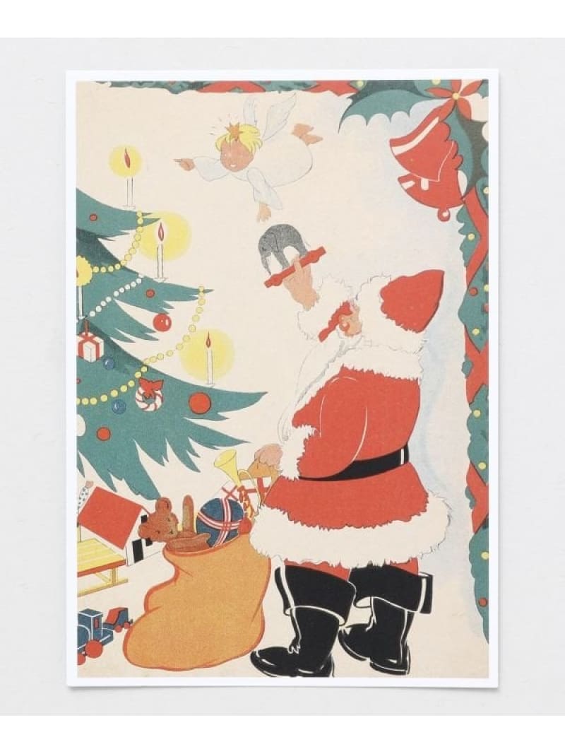 欧州航路 【欧州航路】ホーリーナイトポストカード アミナコレクション 文房具 その他の文房具 レッド