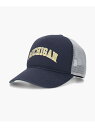 College Michigan SWEAT MESH WASHED CAP / カレッジ オーバーライド 帽子 キャップ ネイビー
