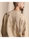 【SALE／20%OFF】Schott WEB LIMITED/FADE STAMP SWEAT/フェード スタンプスウェット ショット トップス スウェット・トレーナー ベージュ ホワイト【RBA_E】【送料無料】