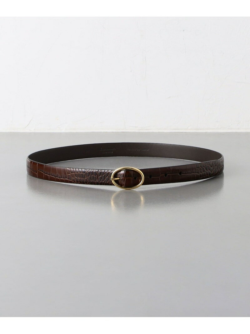 UNITED ARROWS 【別注】<Anderson's> スタンプクロコ ベルト 20MM ユナイテッドアローズ ファッション雑貨 ベルト ブラウン ブラック【送料無料】