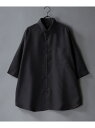 【SALE/19%OFF】SITRY シャツ メンズ 半袖 オーバーサイズ レギュラーカラーシャツ シトリー トップス シャツ・ブラウス ブルー ベージュ グレ...