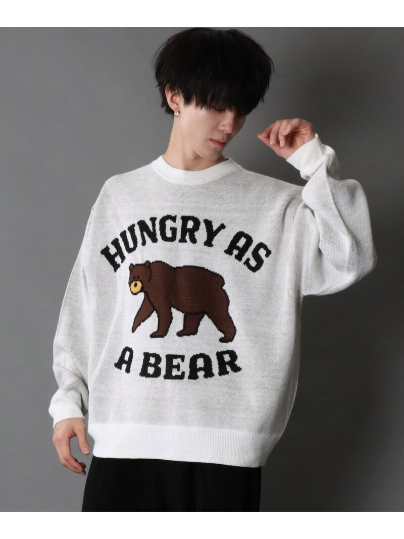 【SALE/34%OFF】SITRY ニット メンズ セーター クルーネック グラフィック ジャガード レディース ユニセックス シトリー トップス ニット ホ...