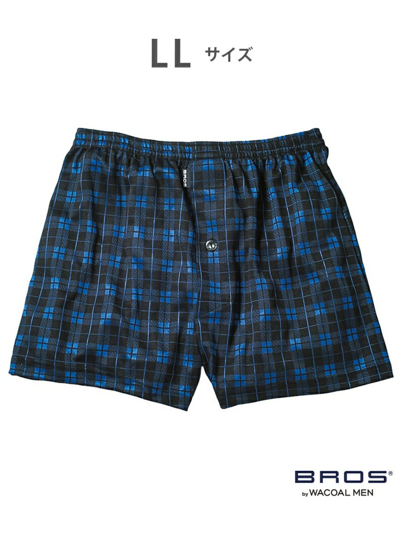 BROS by WACOAL MEN BROS ニットトランクス (前開き リヨセル) ブロス バイ ワコールメン インナー・ルームウェア ボクサーパンツ・トランクス ブラック ネイビー レッドのサムネイル