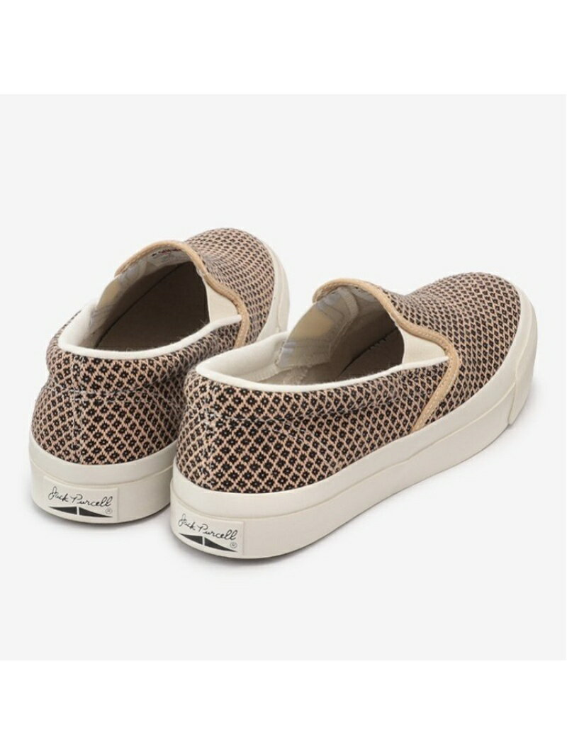 CONVERSE 【CONVERSE 公式】JACK PURCELL BURKINAFASO-TEXTILE SLIP / 【コンバース 公式】ジャックパーセル ブルキナファソテキスタイル スリップ コンバース シューズ スニーカー/スリッポン ベージュ【送料無料】