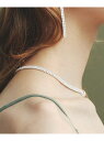 les bon bon les bon bon/princess double necklace silver BOB602 セットアップセブン アクセサリー・腕時計 ネックレス ブラック【送料無料】