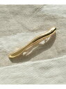 【SALE/20%OFF】GOLDY GOLDY/フローイング ライン バレッタ シルバーゴールド セットアップセブン ヘアアクセサリー バレッタ・ヘアクリップ...